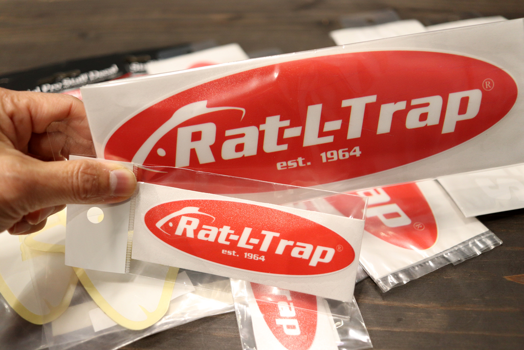 ■ビル ルイス「ラトルトラップ オーバル ステッカー / Rat-L-Trap Oval Sticker」