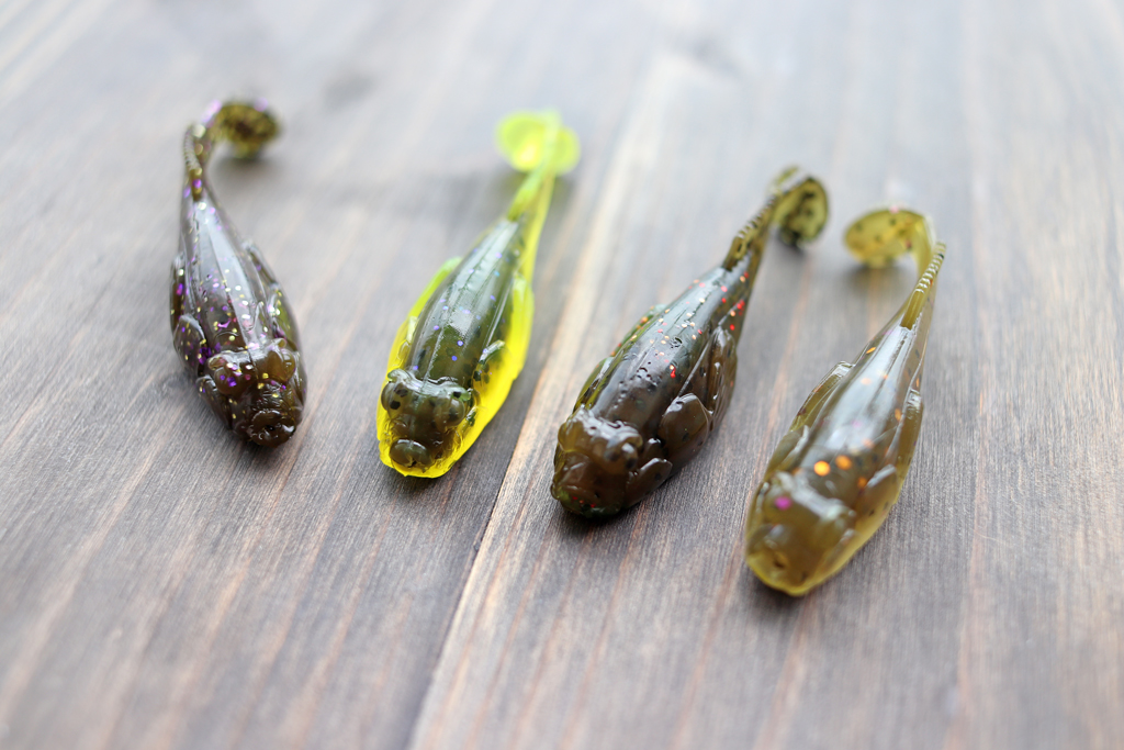 大きな目、ヒレ、テールのディテールが特徴的で、その姿はまさにゴリ系のベイトフィッシュそのもの。