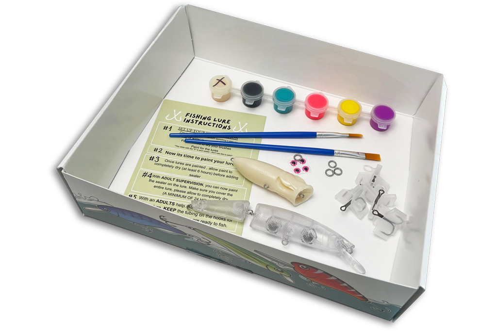 自分だけのルアーを作れるユニークなDIYキット。
