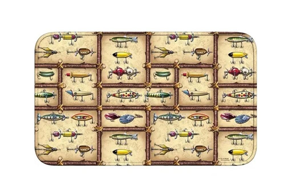 【アンティーク ルアー バス マット / Antique Lure Foam Bath Mat】