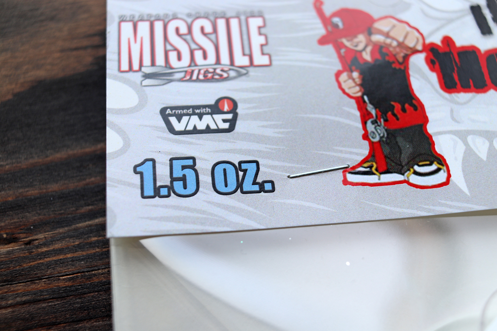 ウェイトは「1.5オンス」。