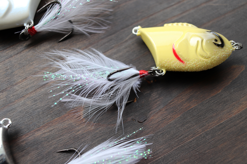 フェザー トレブル フック搭載でフッキングも抜群。