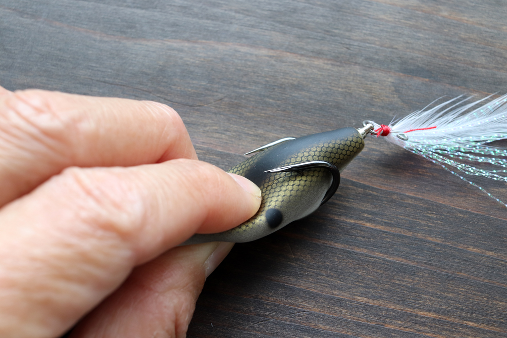 ソフトなマテリアルによりフッキングも抜群。