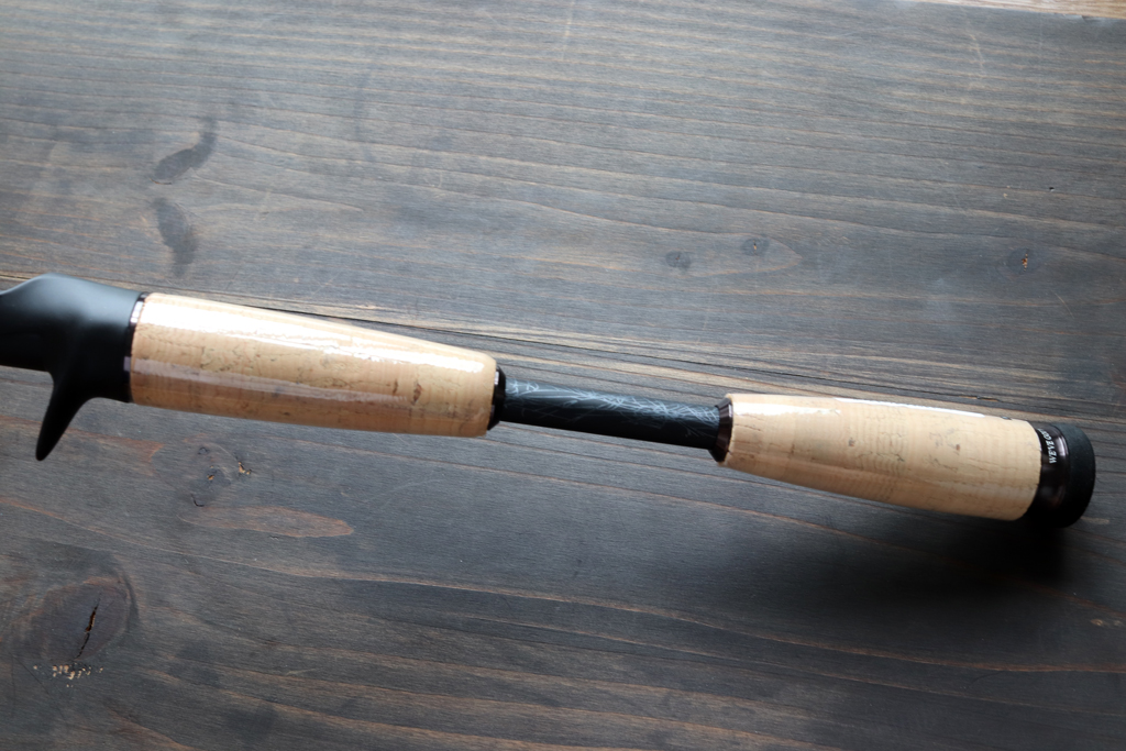 ナチュラル コルク グリップにEVA バット キャップ。