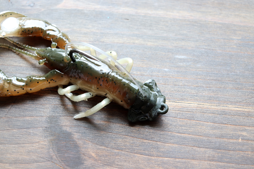 シンカーとフックは内蔵、ラインを結べばすぐに使用可能です。