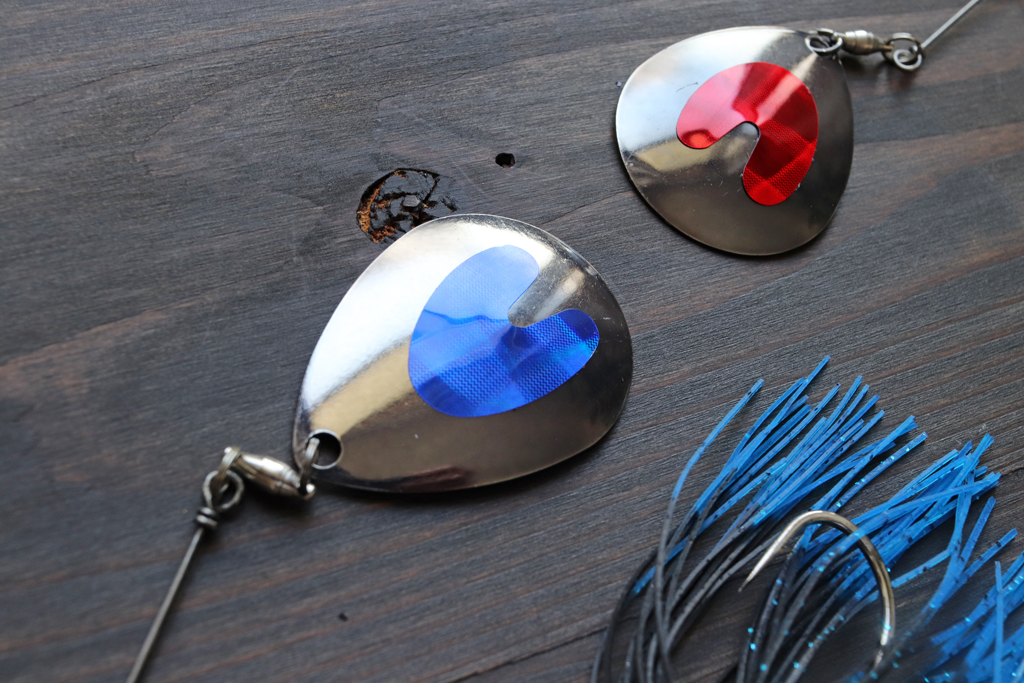 ユニークなカラー ブレードはフラッシングも抜群。