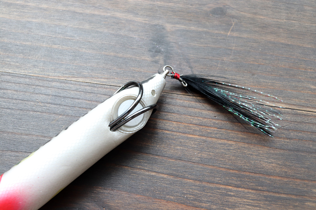 ソフトなマテリアルによりフッキングも抜群。