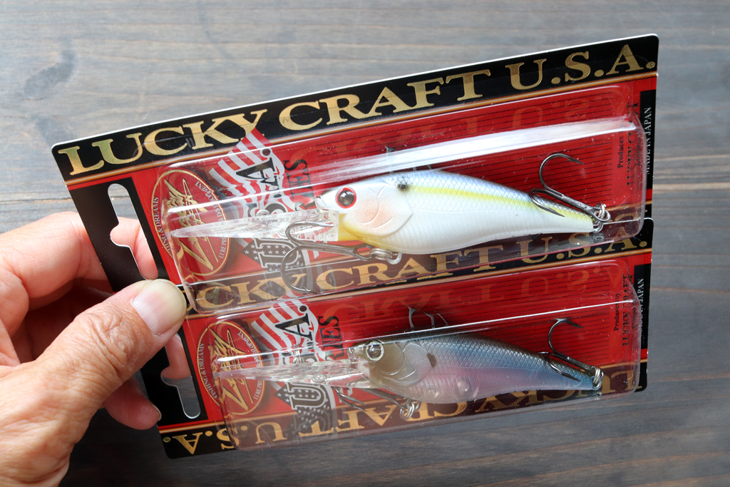 「Pearl Threadfin Shad」と「Ghost Minnow」の2色入荷。