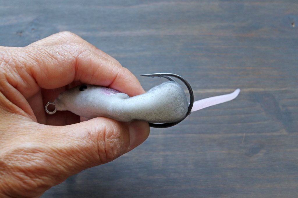 ソフトなボディ マテリアルを採用することでフッキング率も◎。