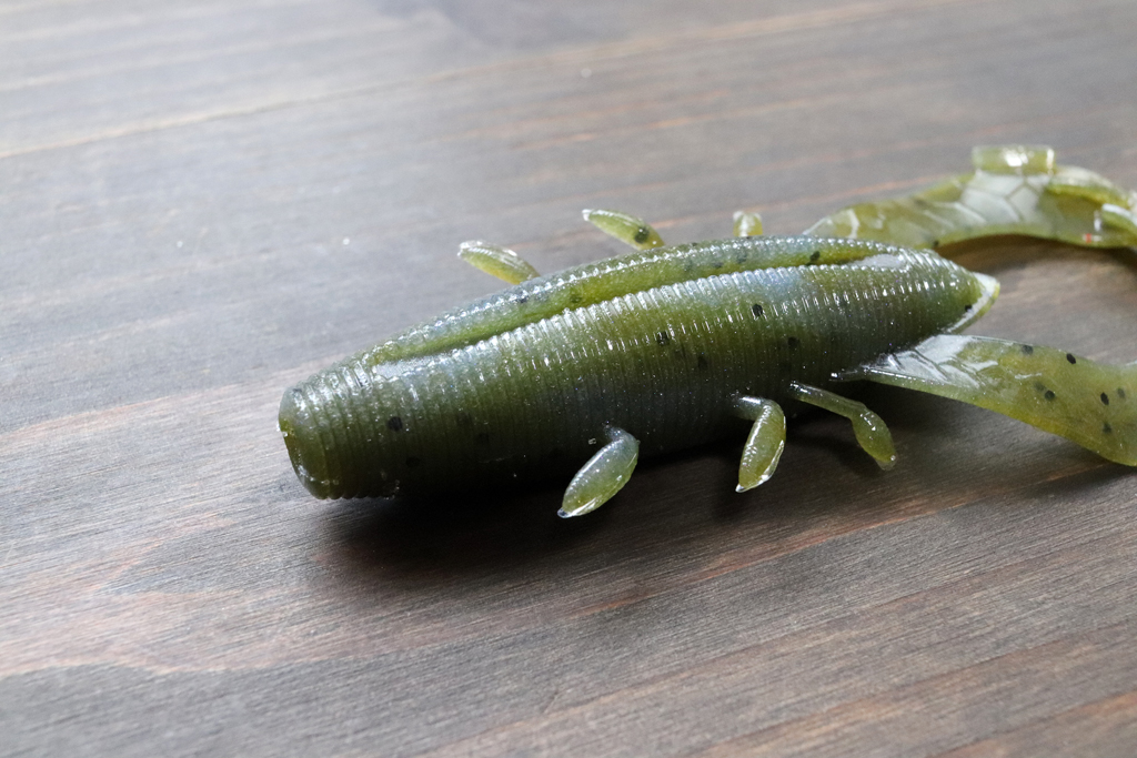 ボディ側面には小さな足。