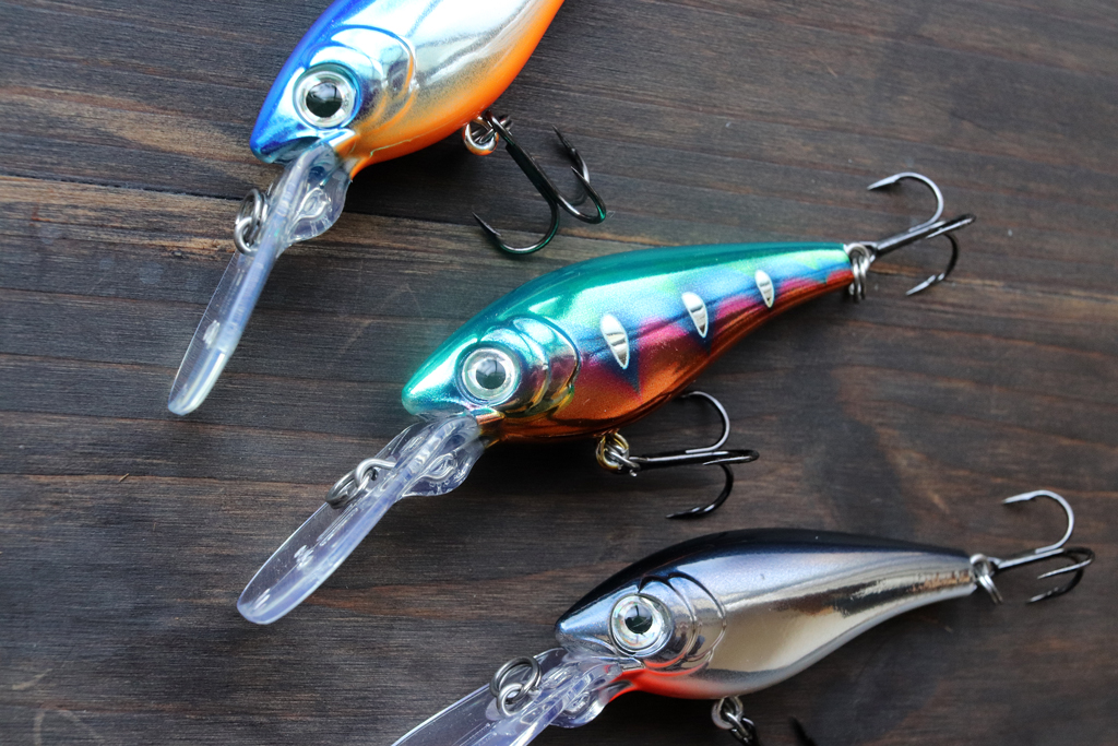 クラシックな「Wounded-Minnow Action」、傷ついて弱った小魚のアクションが特徴。