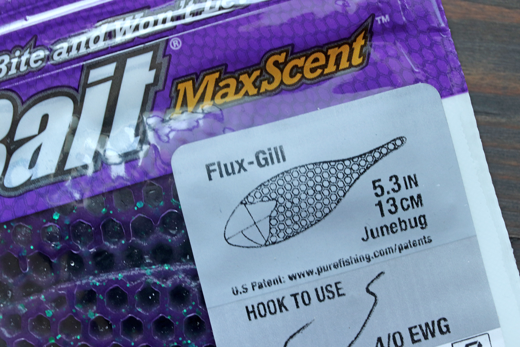 「バークレー / Berkley」の『パワーベイト マックスセント フラックス-ギル / Powerbait Maxscent Flux-Gill』