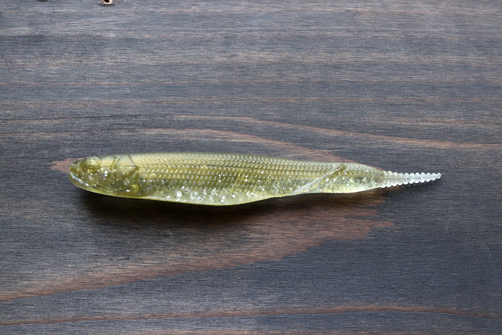 優れたローリングとダート アクションが特徴のミノー スタイルのソフトベイト。