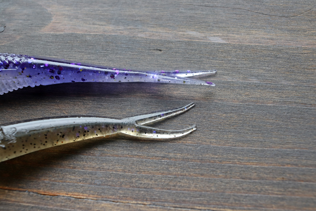 ロッド ティップのわずかな動きにも反応、震える様にアクションしてくれる。