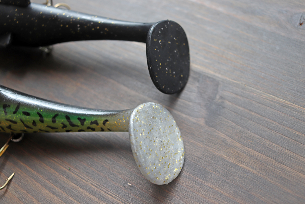 大きなパドル テールの効果もあり、魅惑的なキック アクションで釣果を倍増させます。